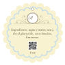 Tranquil Scalloped Bath Body Tag